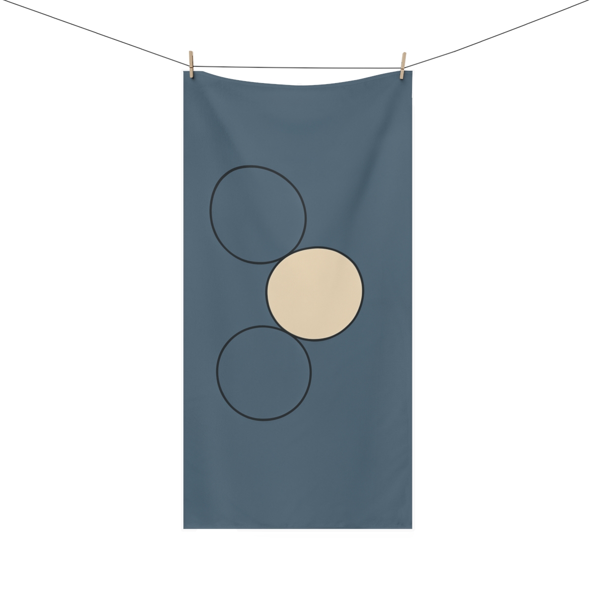 Trio Circles Harmony comfortable face towels