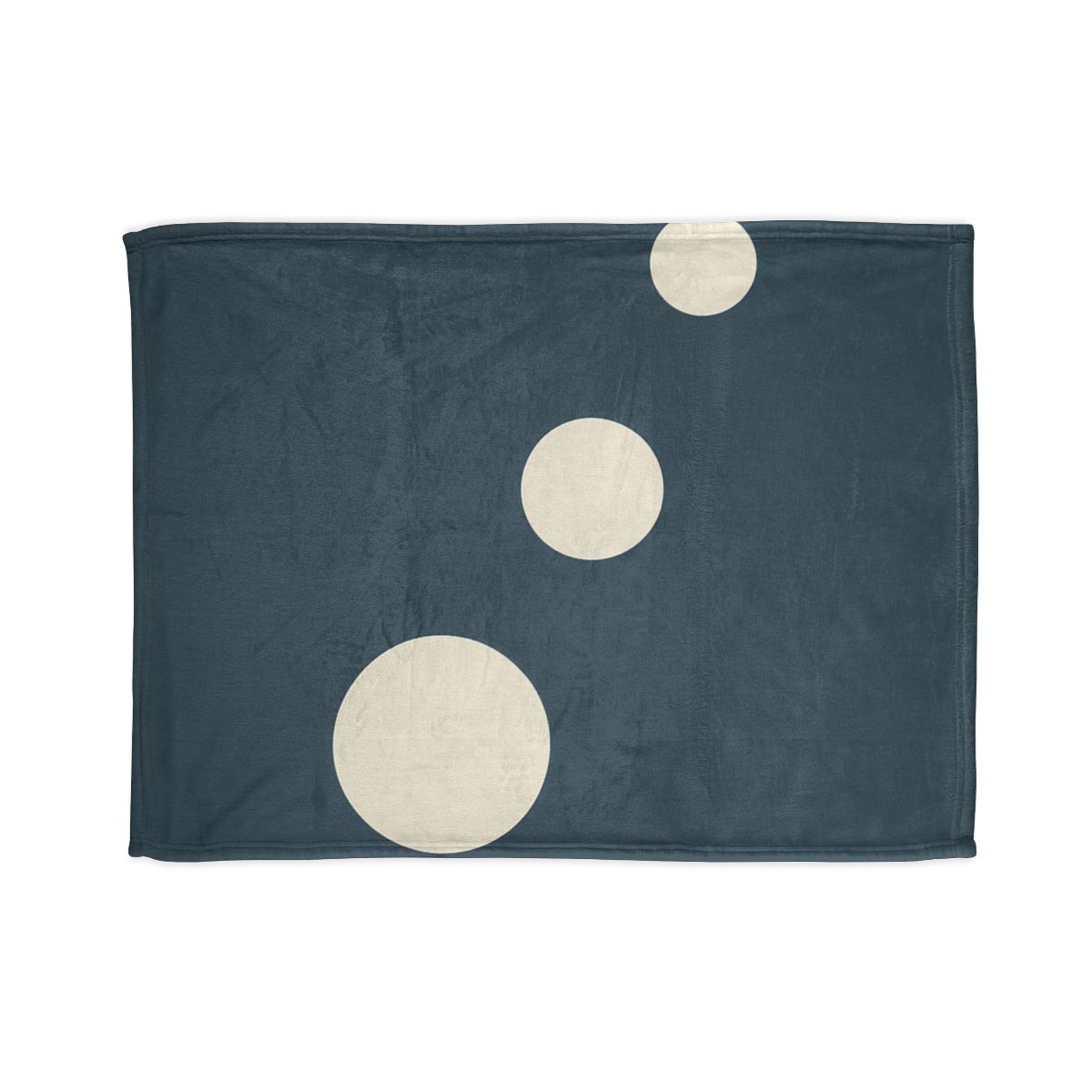 Trio Of Staggered Circles decorative home blankets