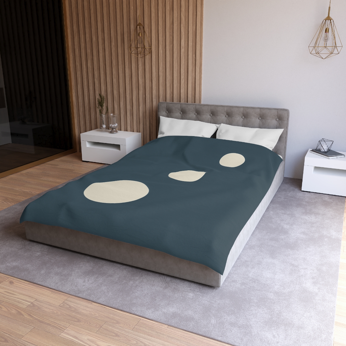 Trio Of Staggered Circles stylish duvet covers