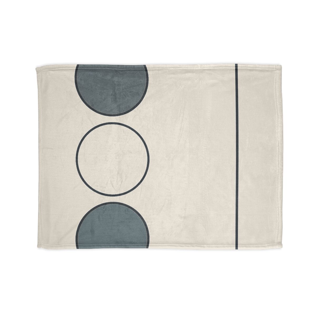 Trio Of Staggered Circles With Bar Anchor warm winter blankets