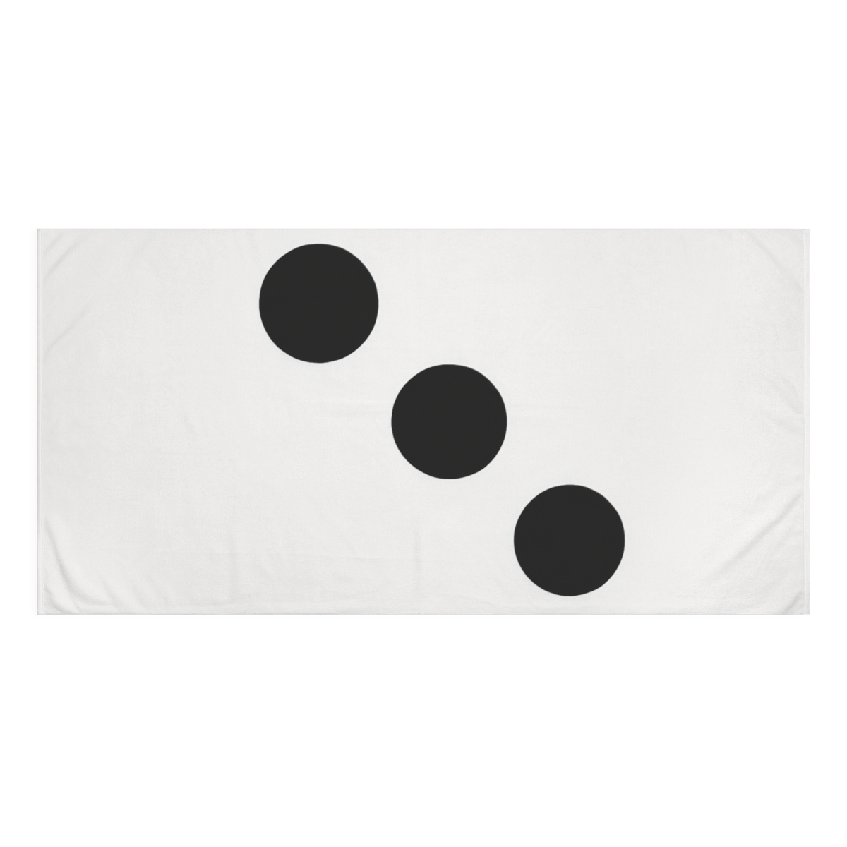 Triple Offset Circle Alignment custom towels