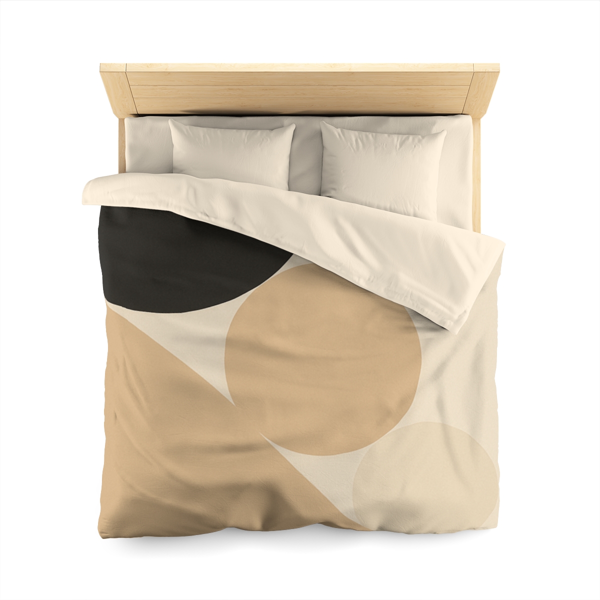 Triptych Of Offset Circles duvets for gifts