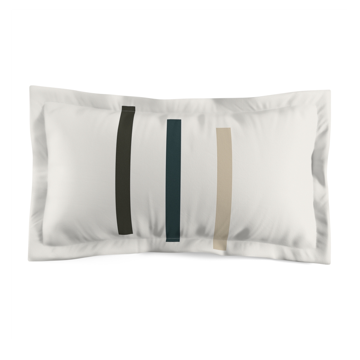 Triptych Of Vertical Bars unique shape pillows