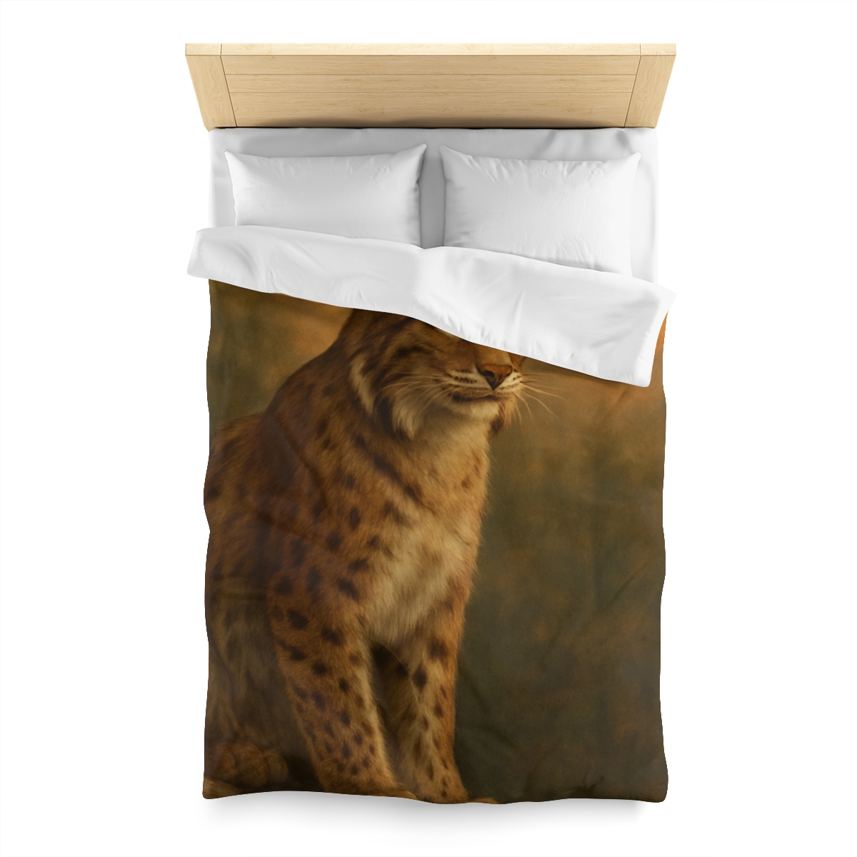Twilight Prowler Lynx personalized bedding duvets