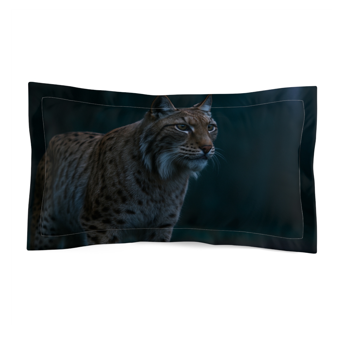 Twilight Prowler Lynx designer printed pillows