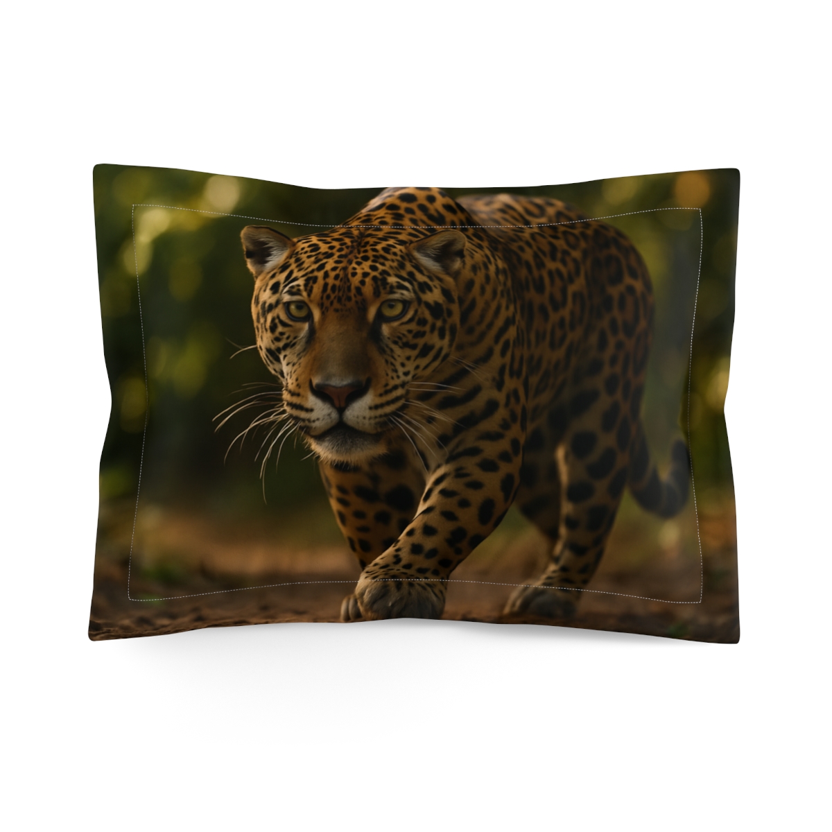 Twilight Veil Jaguar stylish throw pillows