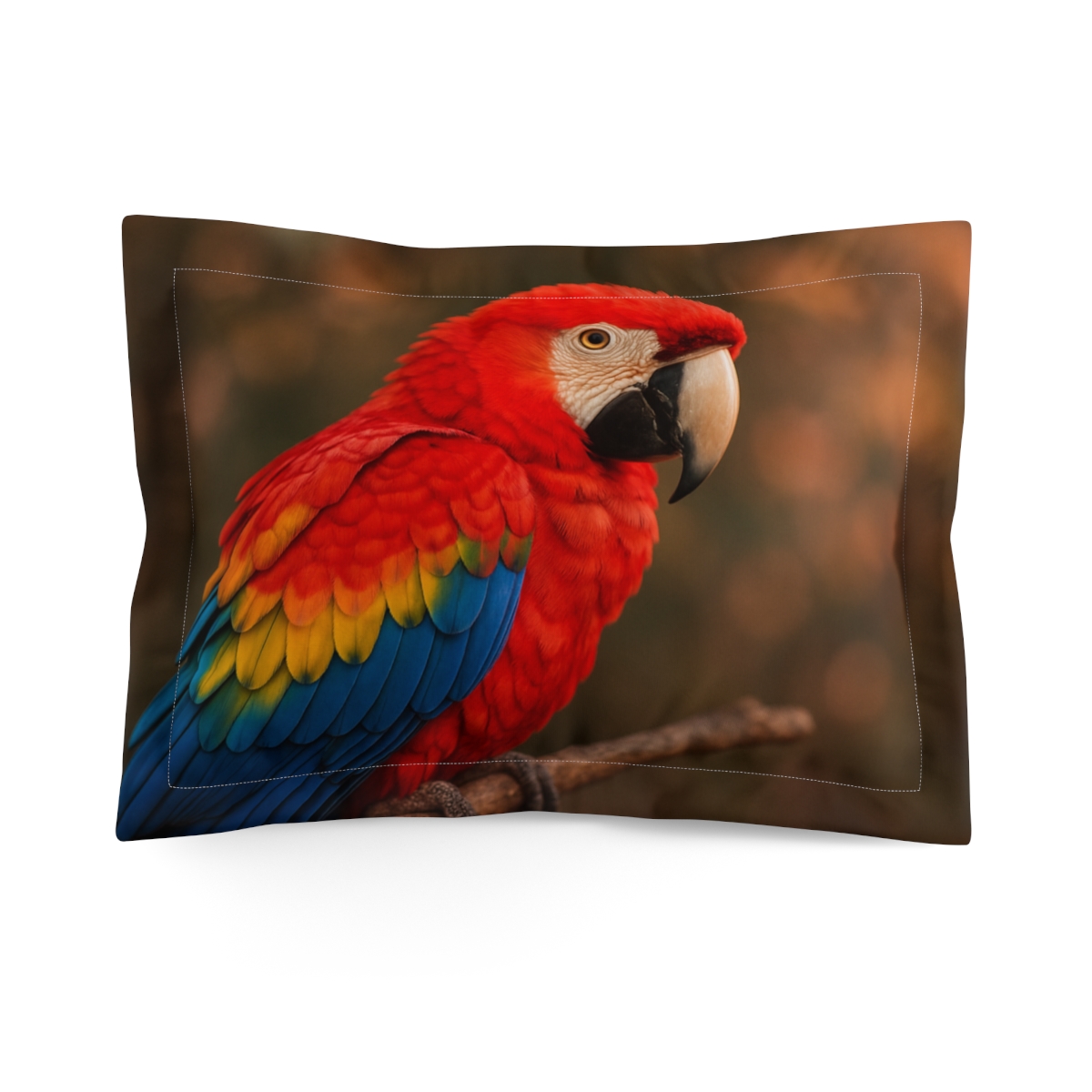 Twilight Watch Scarlet Macaw gift pillows for home