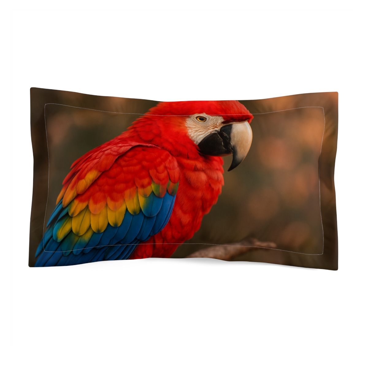 Twilight Watch Scarlet Macaw gift pillows for home