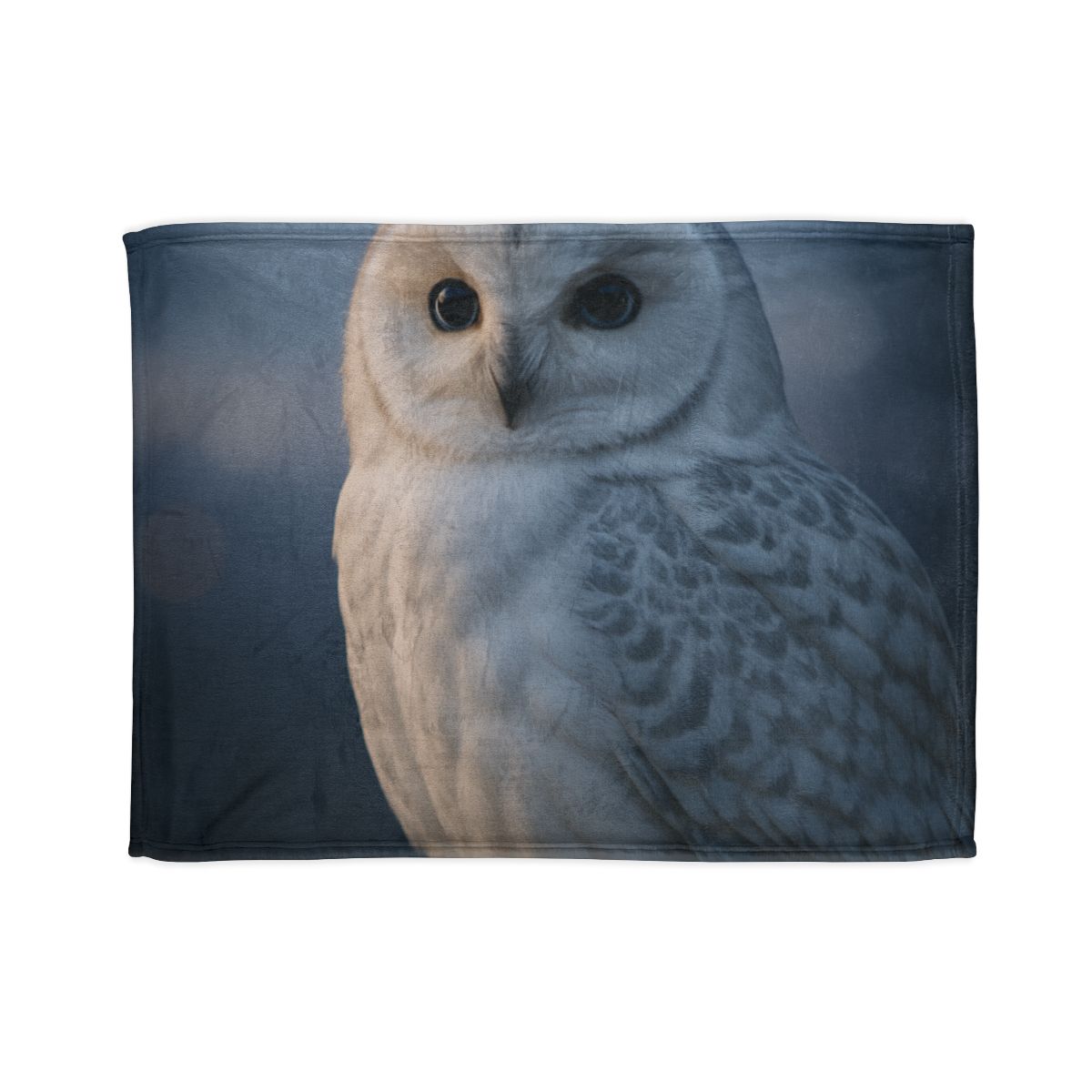 Twilight Watcher Snowy Owl unique gift blankets