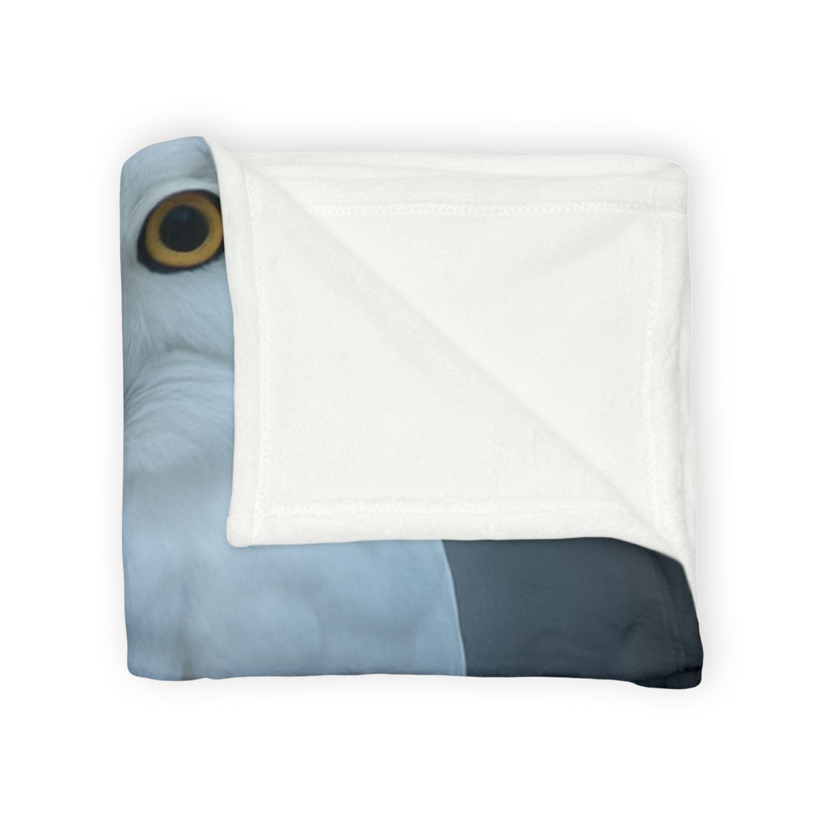 Twilight Watcher Snowy Owl stylish throw blankets