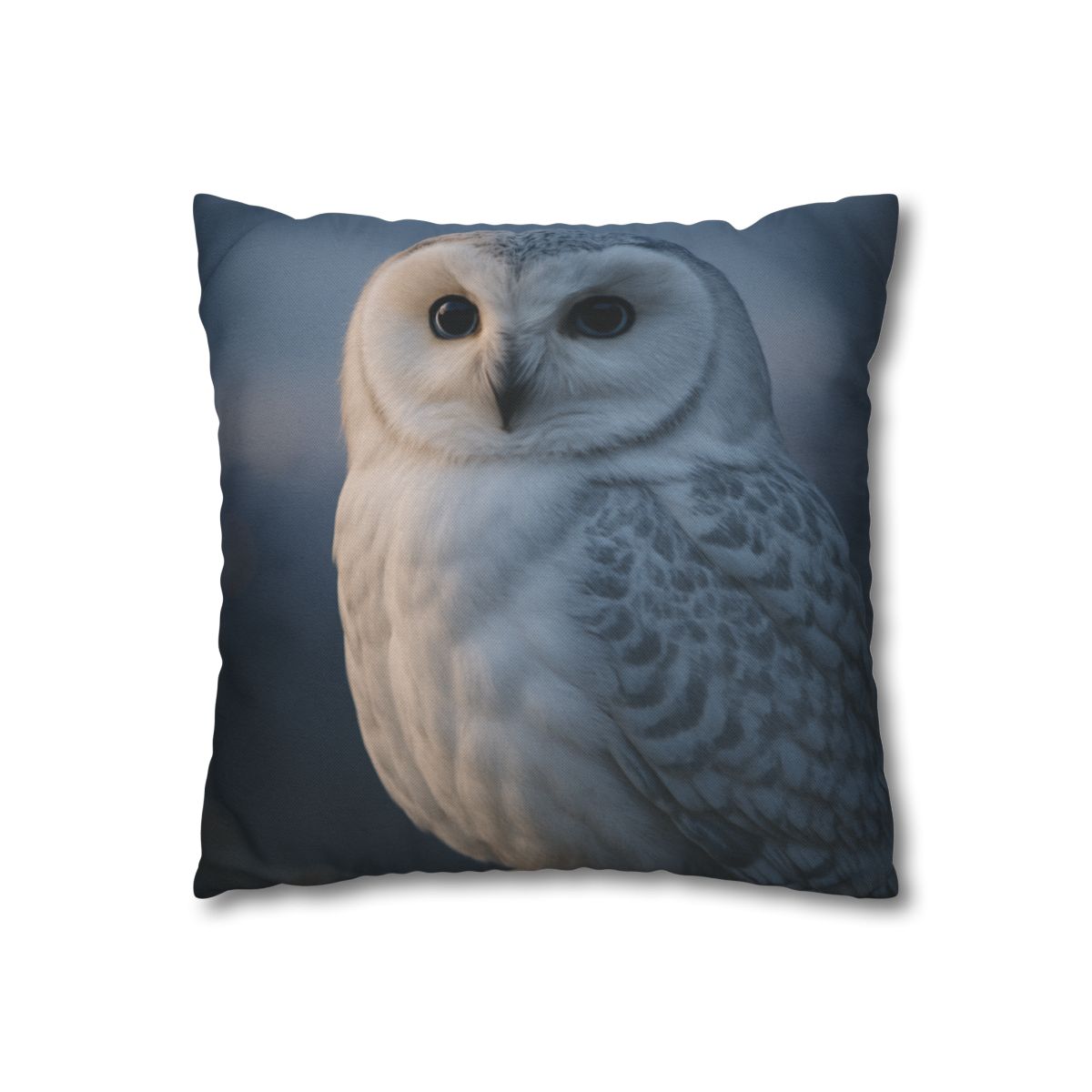 Twilight Watcher Snowy Owl personalized pillow covers