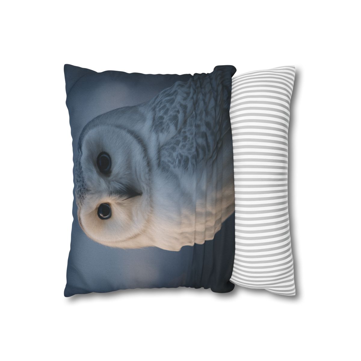 Twilight Watcher Snowy Owl personalized pillow covers