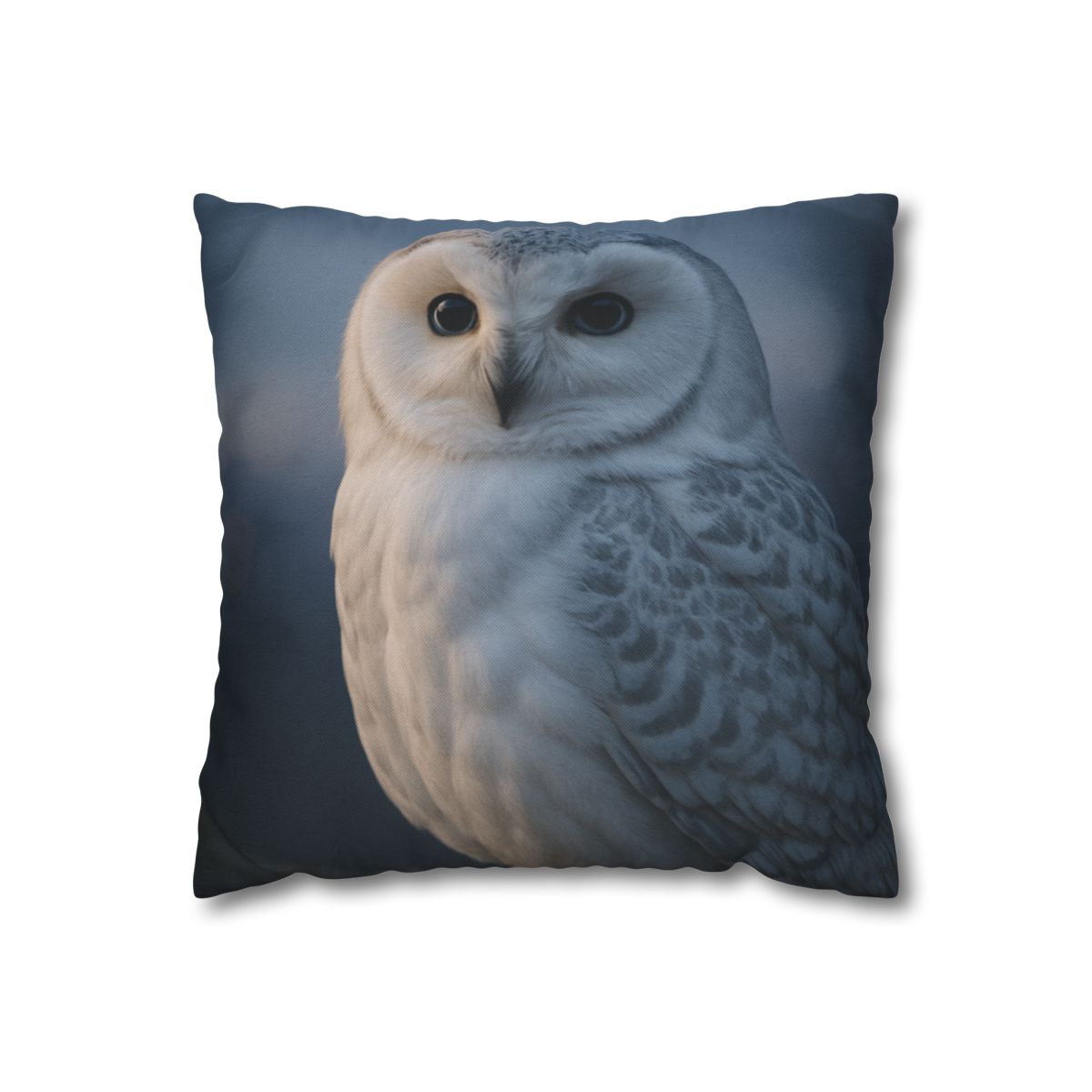 Twilight Watcher Snowy Owl personalized pillow covers