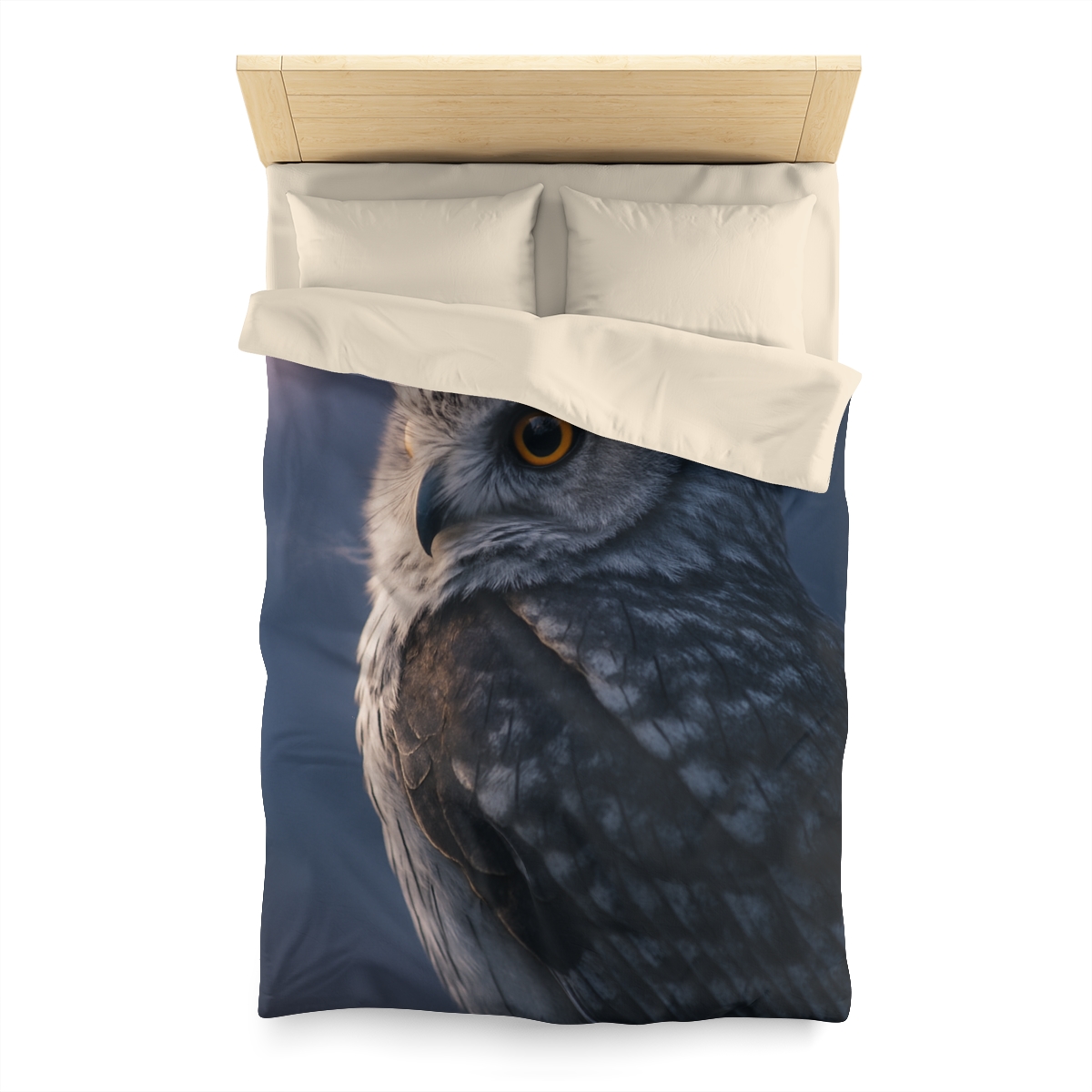 Twilight Watcher Snowy Owl duvets for gifts