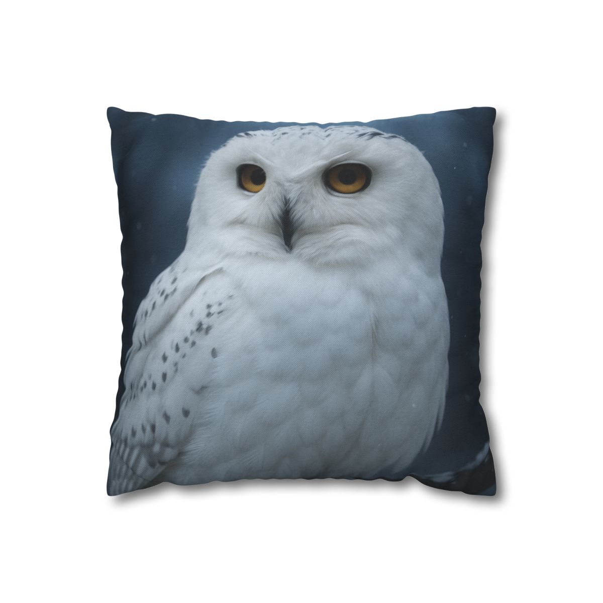 Twilight Watcher Snowy Owl personalized pillow covers