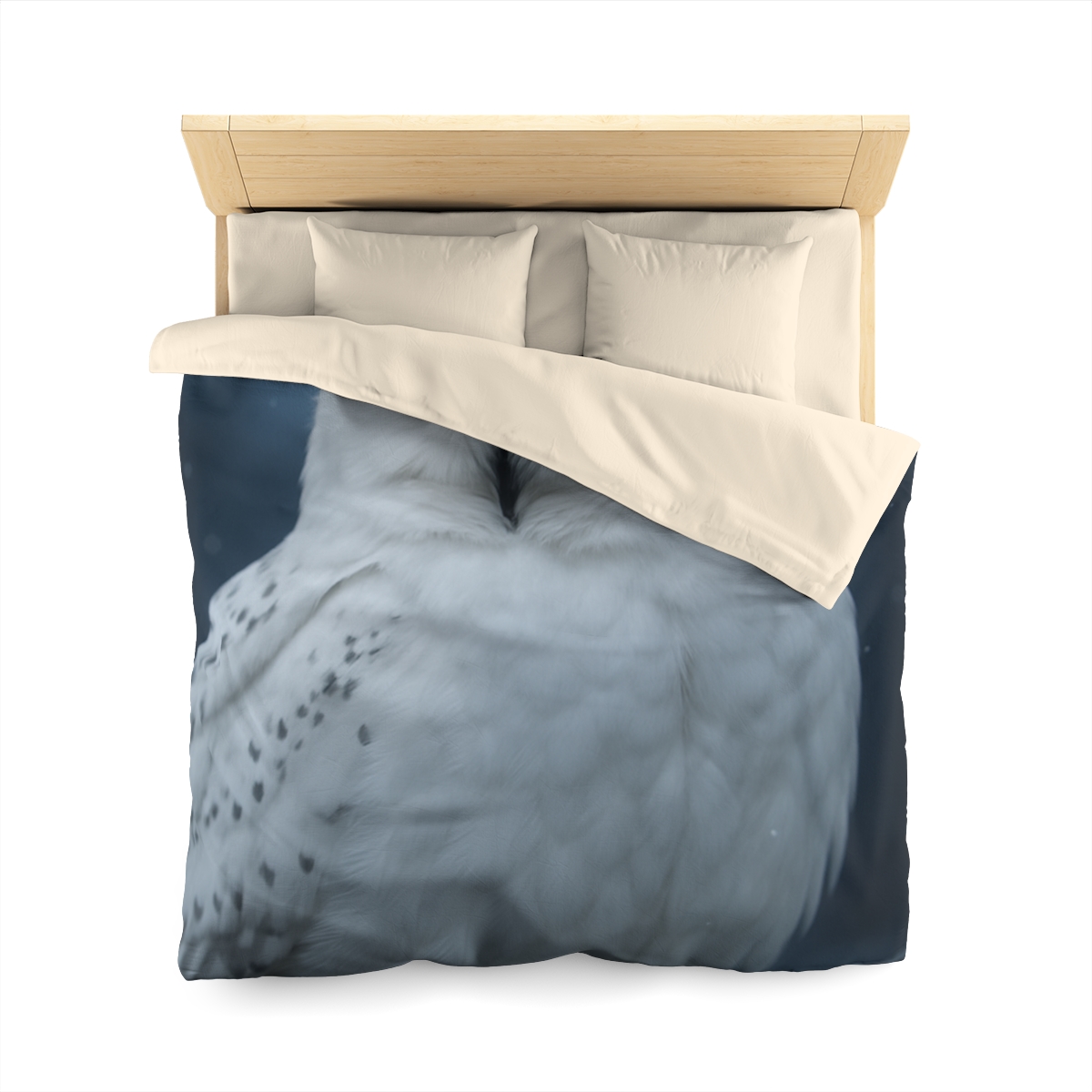 Twilight Watcher Snowy Owl trendy bedroom duvets