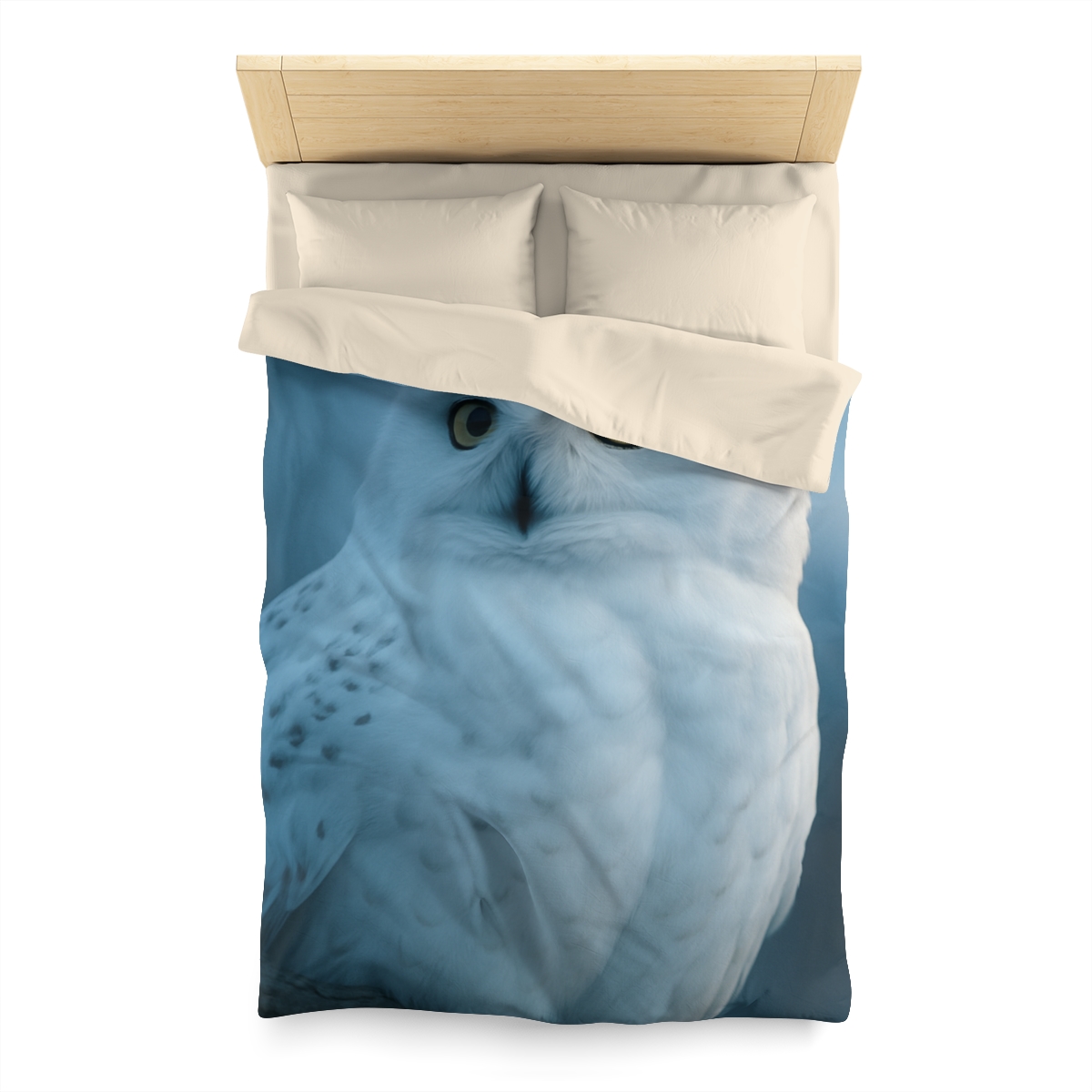 Twilight Watcher Snowy Owl stylish duvet covers