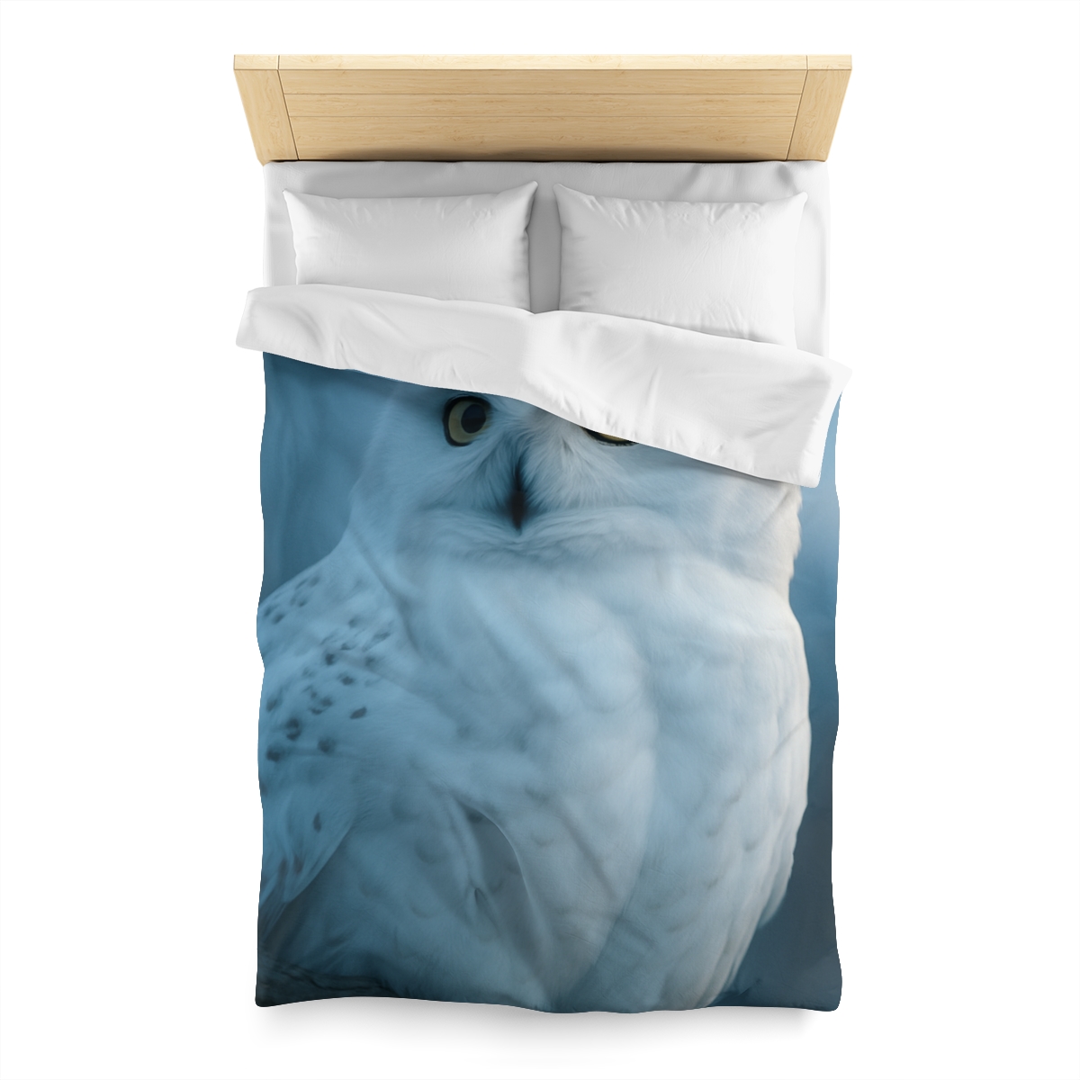 Twilight Watcher Snowy Owl stylish duvet covers