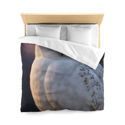 Twilight Watcher Snowy Owl personalized bedding duvets
