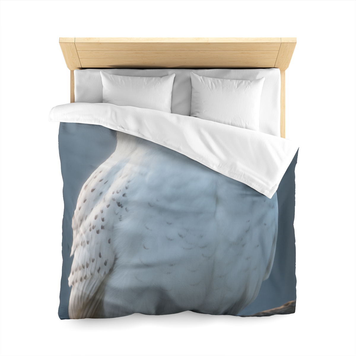 Twilight Watcher Snowy Owl unique patterned duvets