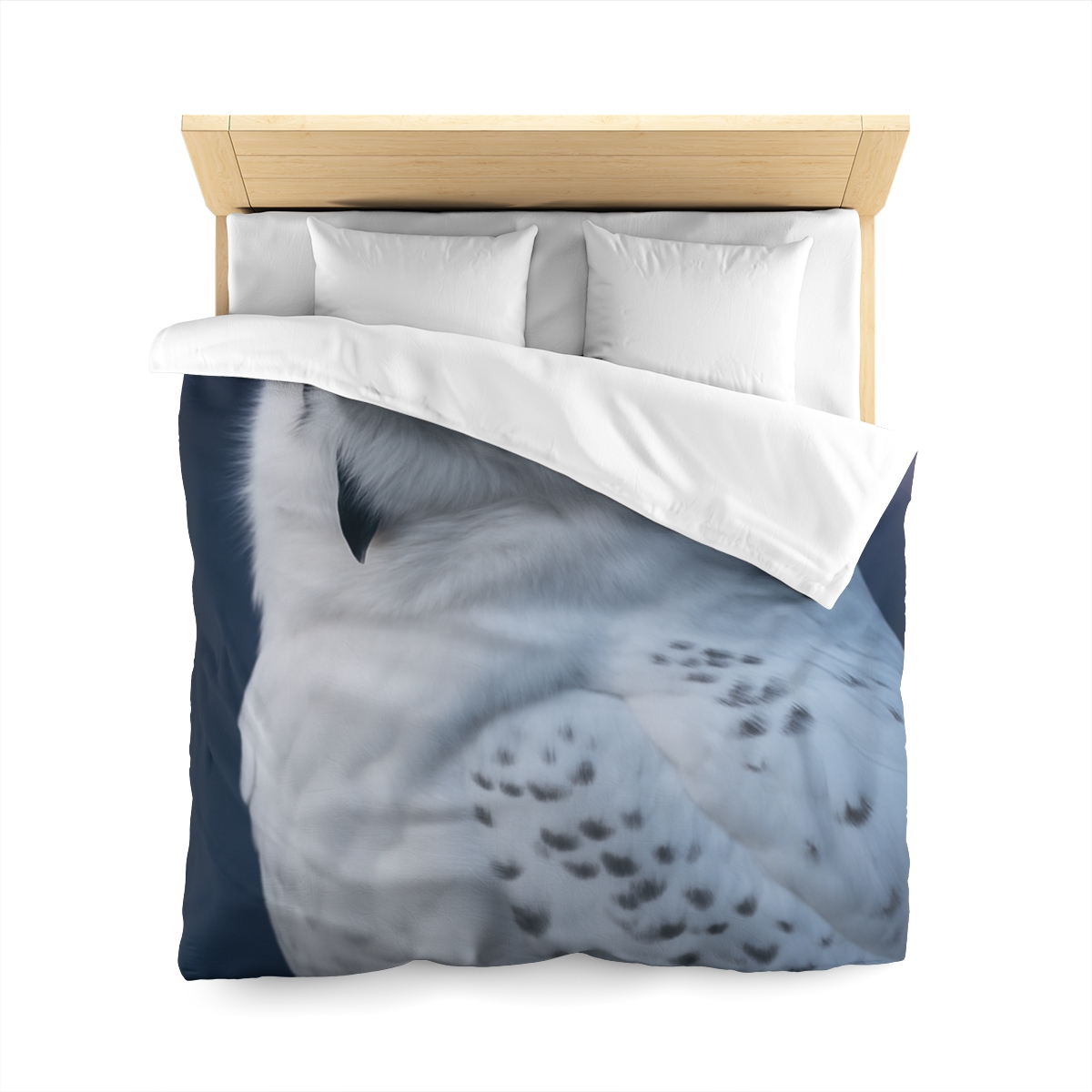 Twilight Watcher Snowy Owl warm winter duvets