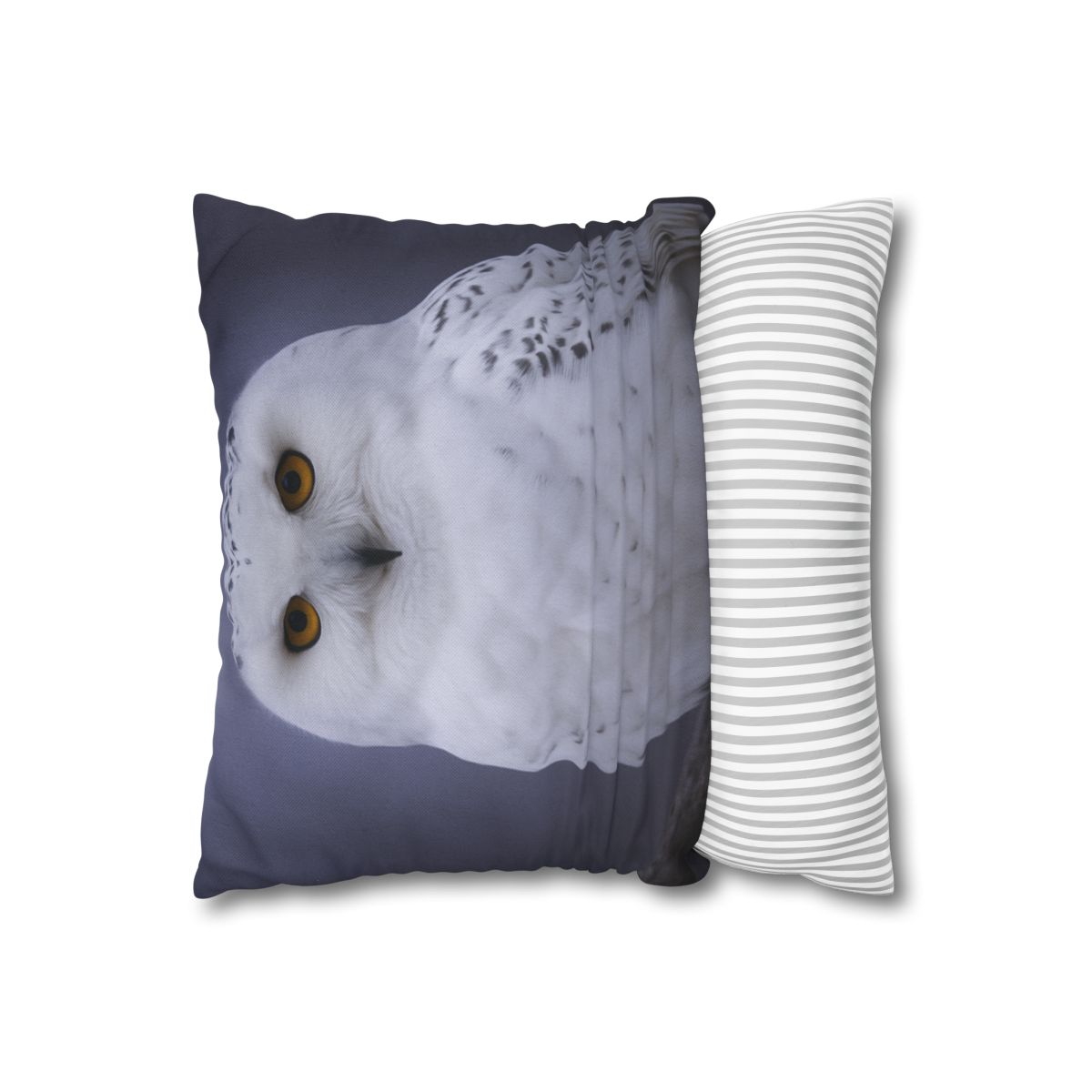 Twilight Watcher Snowy Owl comfortable bedding pillow covers
