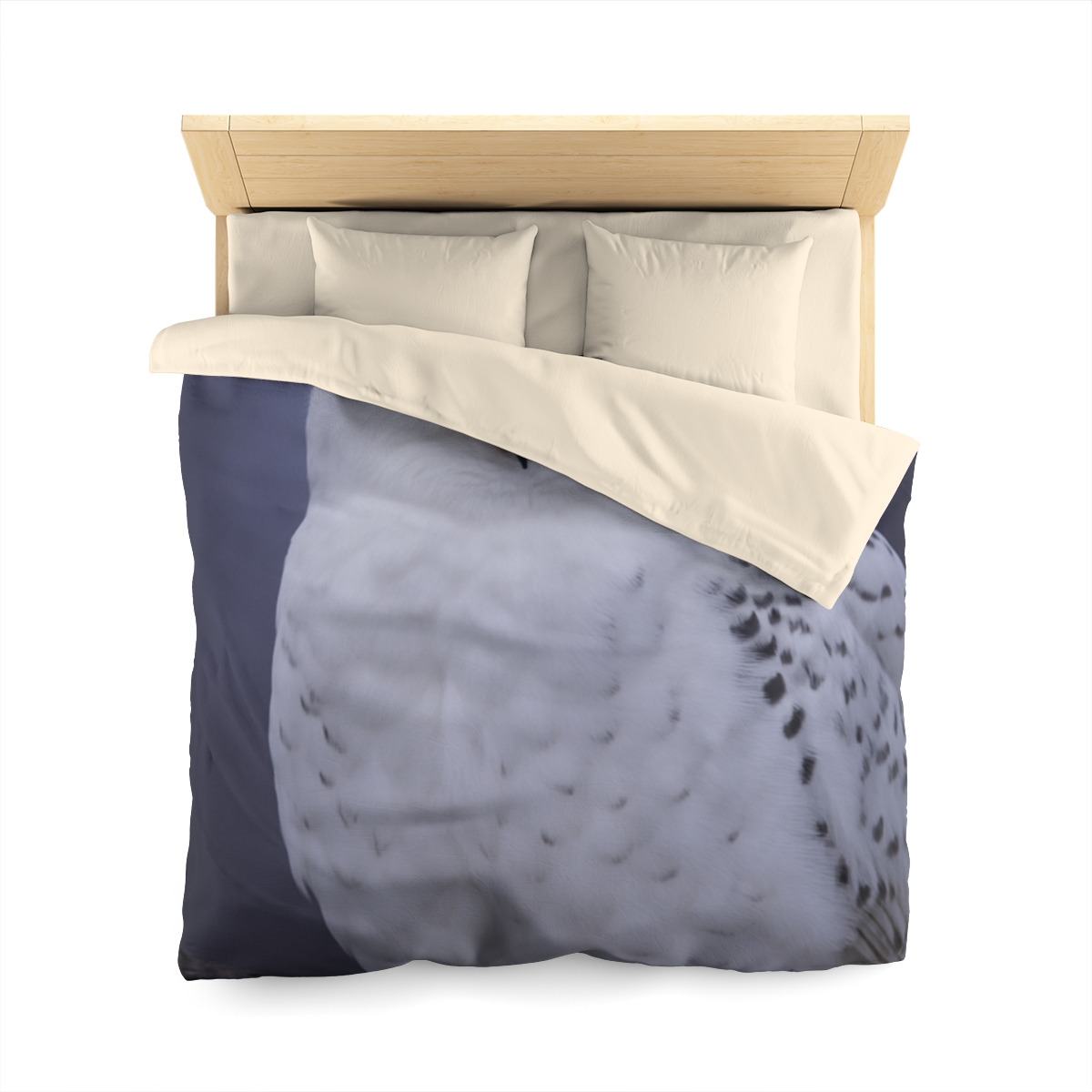 Twilight Watcher Snowy Owl soft comforter duvets