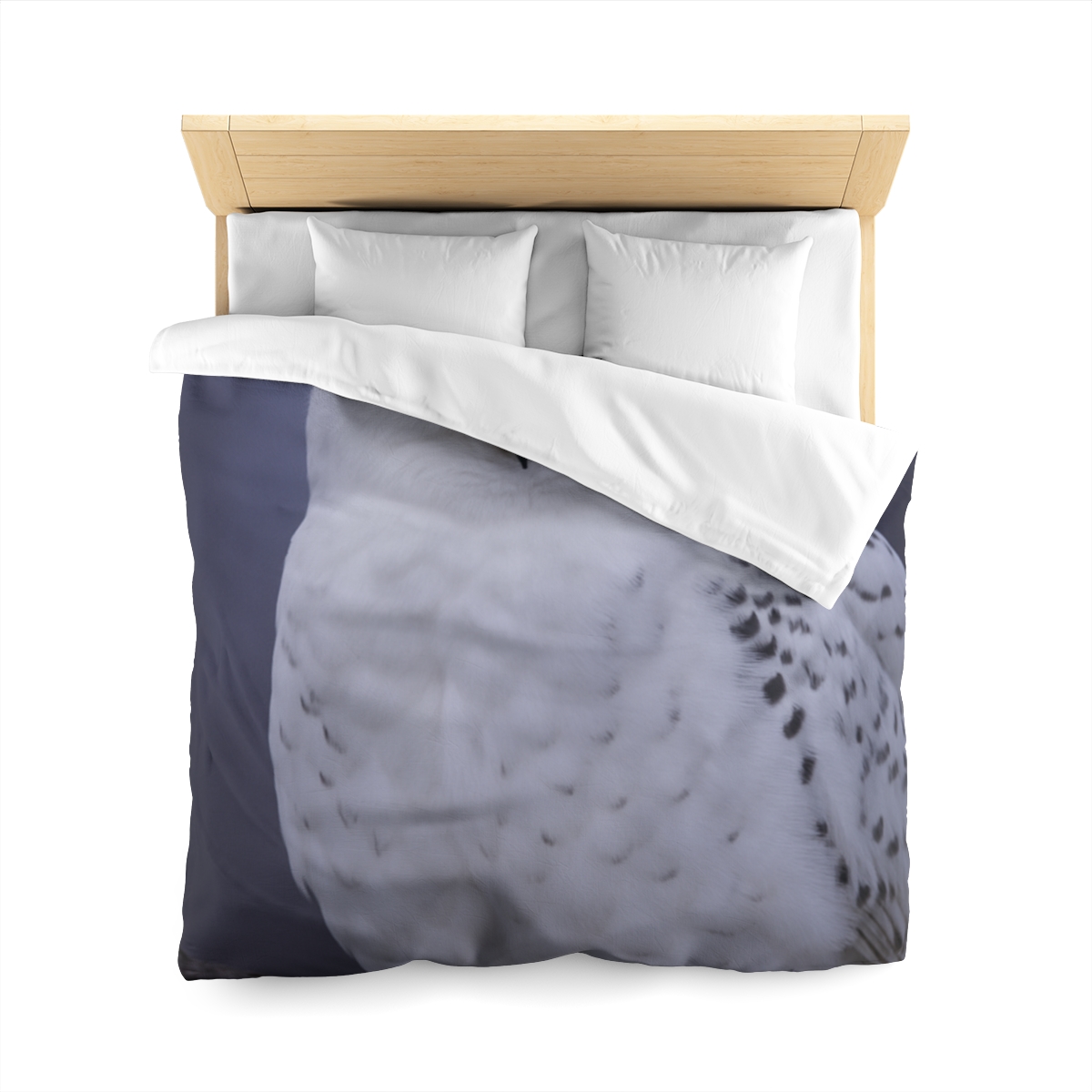 Twilight Watcher Snowy Owl soft comforter duvets