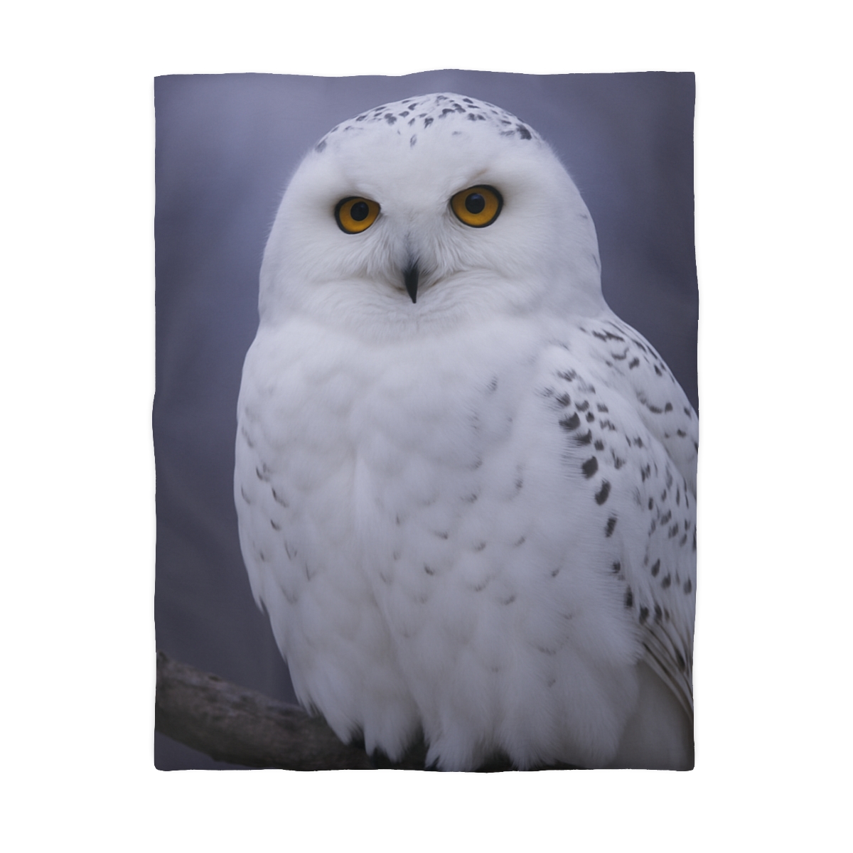 Twilight Watcher Snowy Owl soft comforter duvets