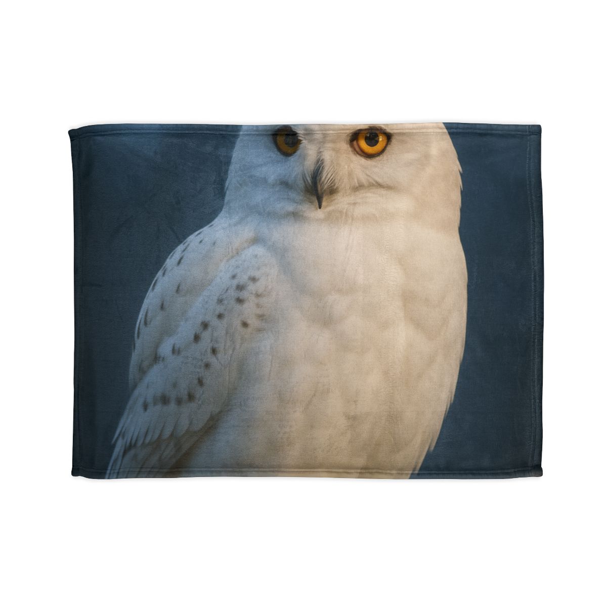 Twilight Watcher Snowy Owl soft fleece blankets