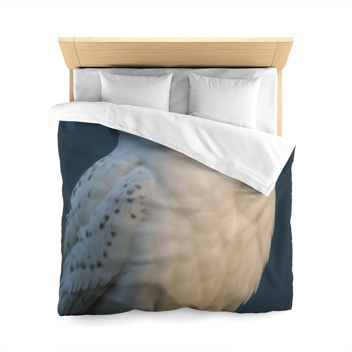 Twilight Watcher Snowy Owl warm winter duvets