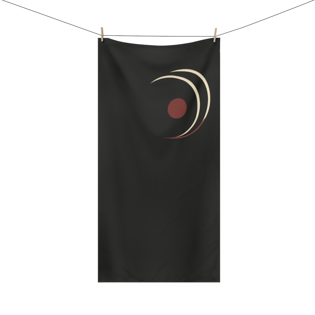 Twin Arc Eclipse Window decorative home towels