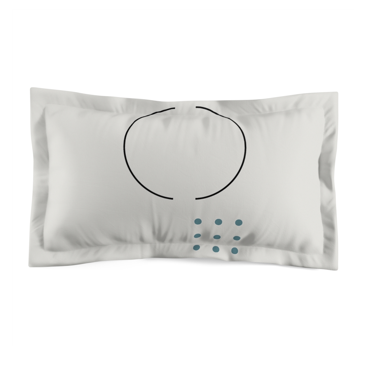 Twin Arc Offset Grid personalized decorative pillows