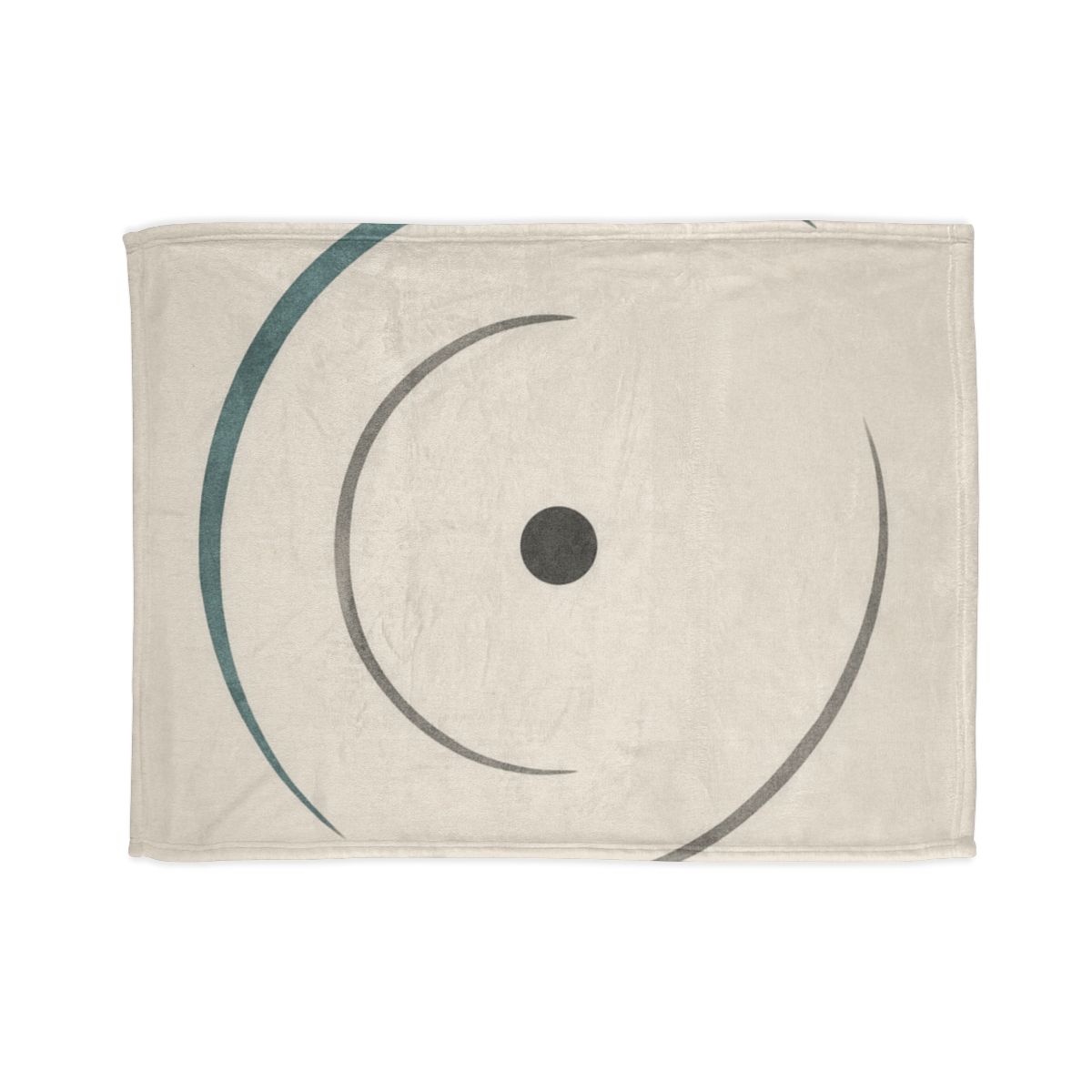 Twin Arcs And Centered Dot stylish throw blankets