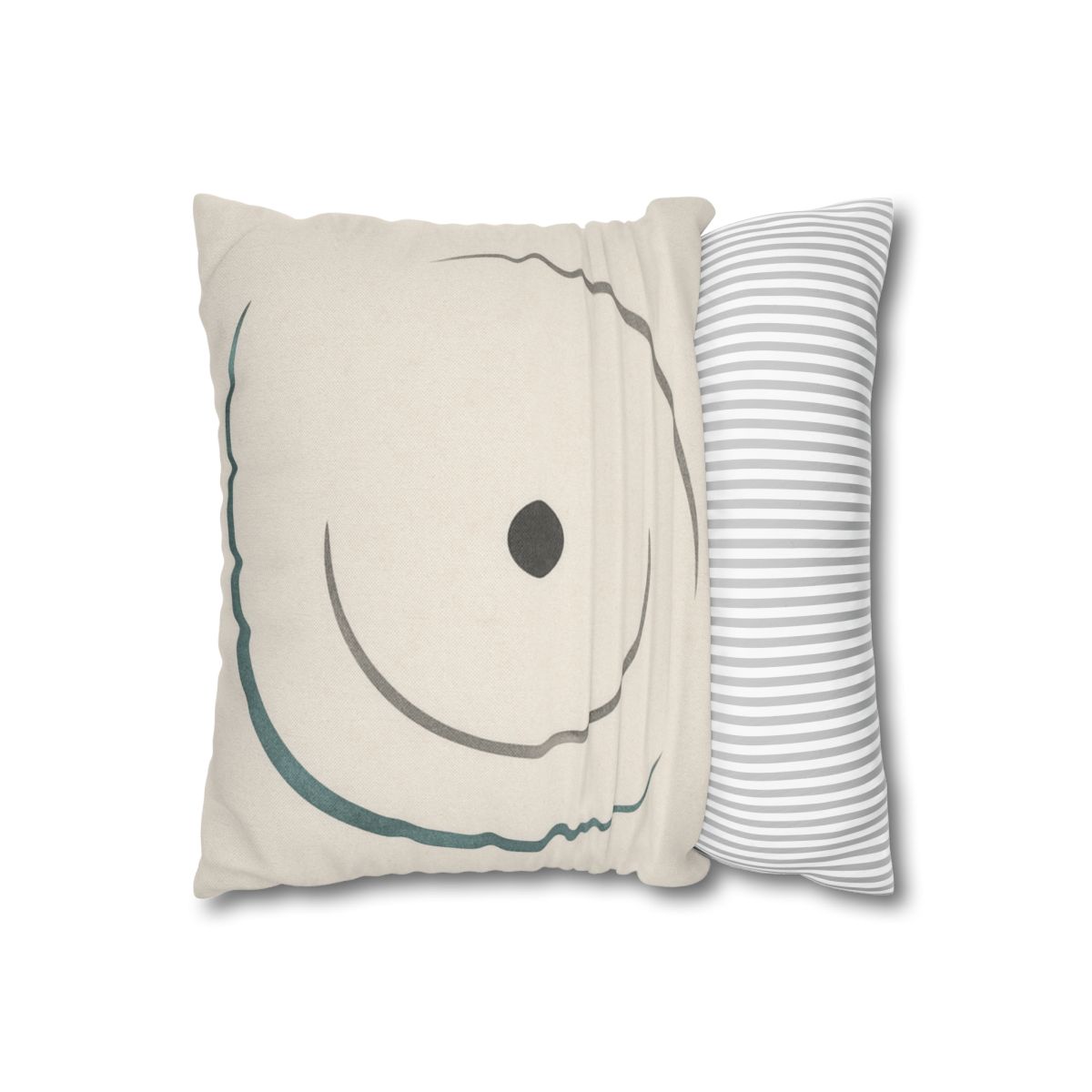 Twin Arcs And Centered Dot soft cotton pillow cases