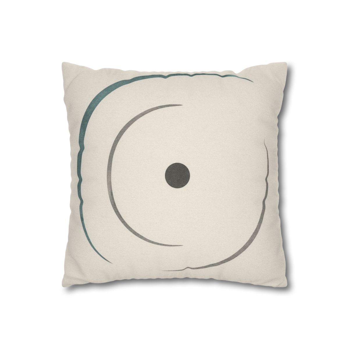 Twin Arcs And Centered Dot soft cotton pillow cases