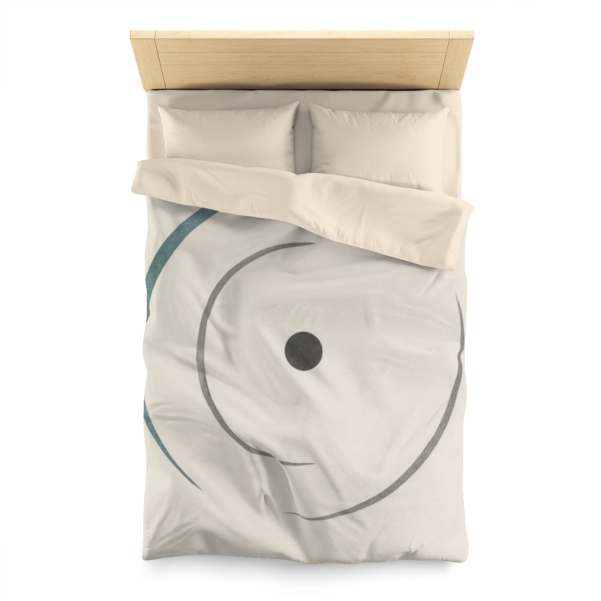 Twin Arcs And Centered Dot unique patterned duvets