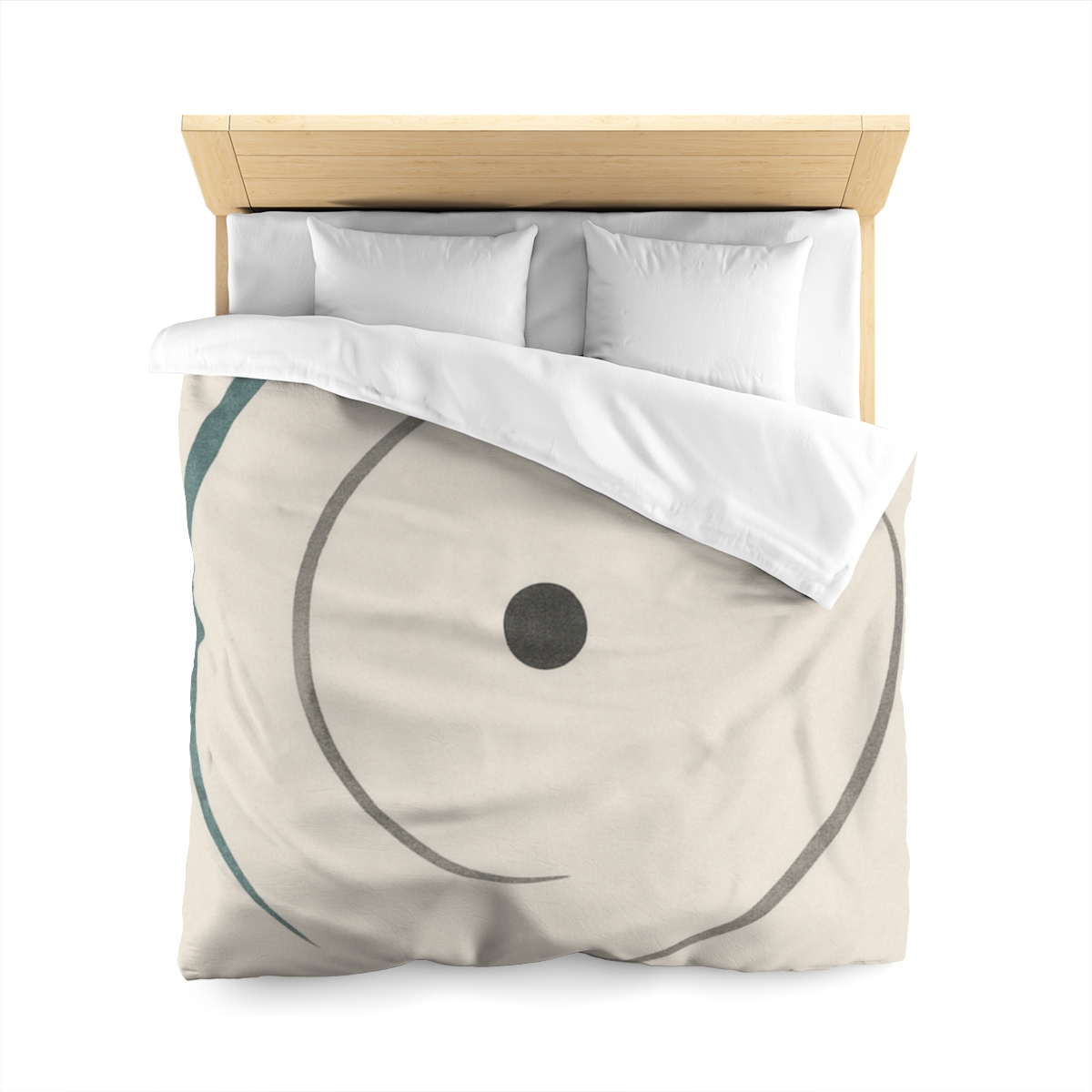 Twin Arcs And Centered Dot unique patterned duvets