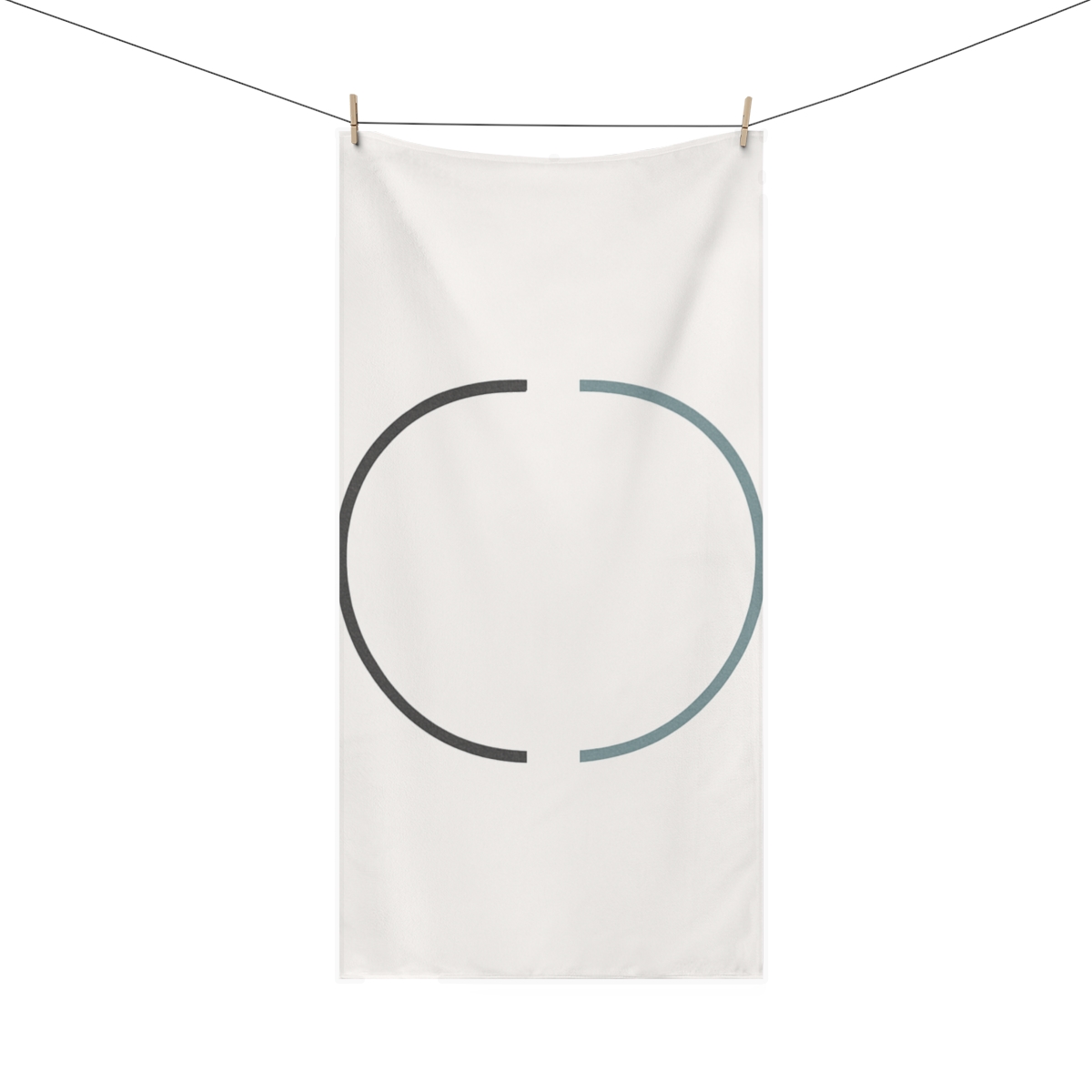 Twin Arcs And Central Pause designer printed towels