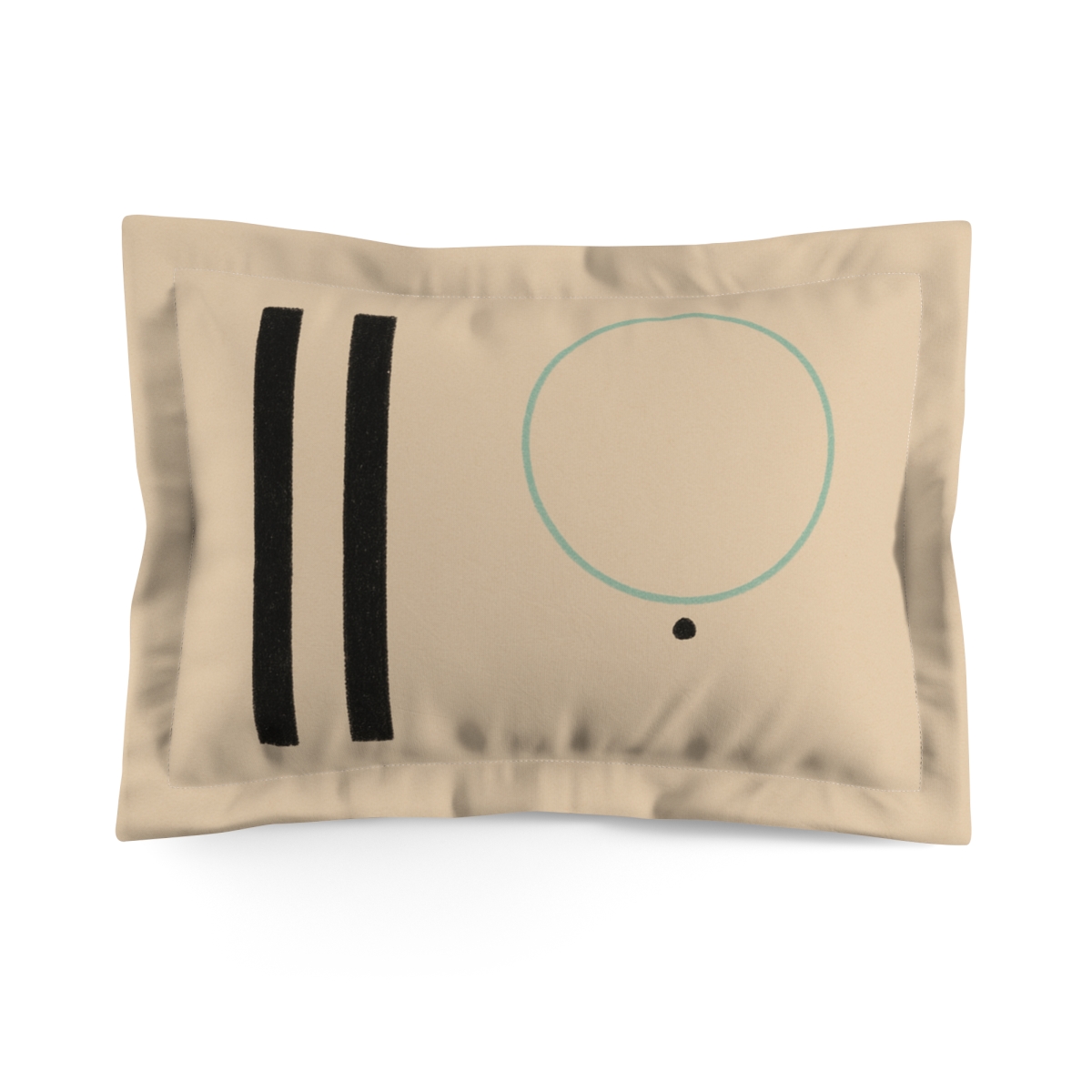 Twin Bars And Offset Halo custom pillows