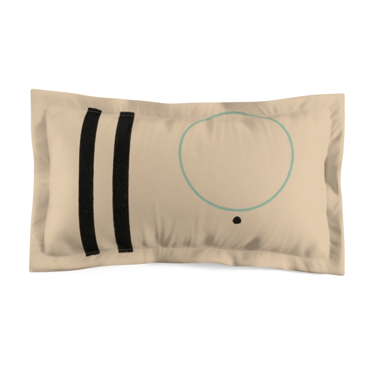 Twin Bars And Offset Halo custom pillows