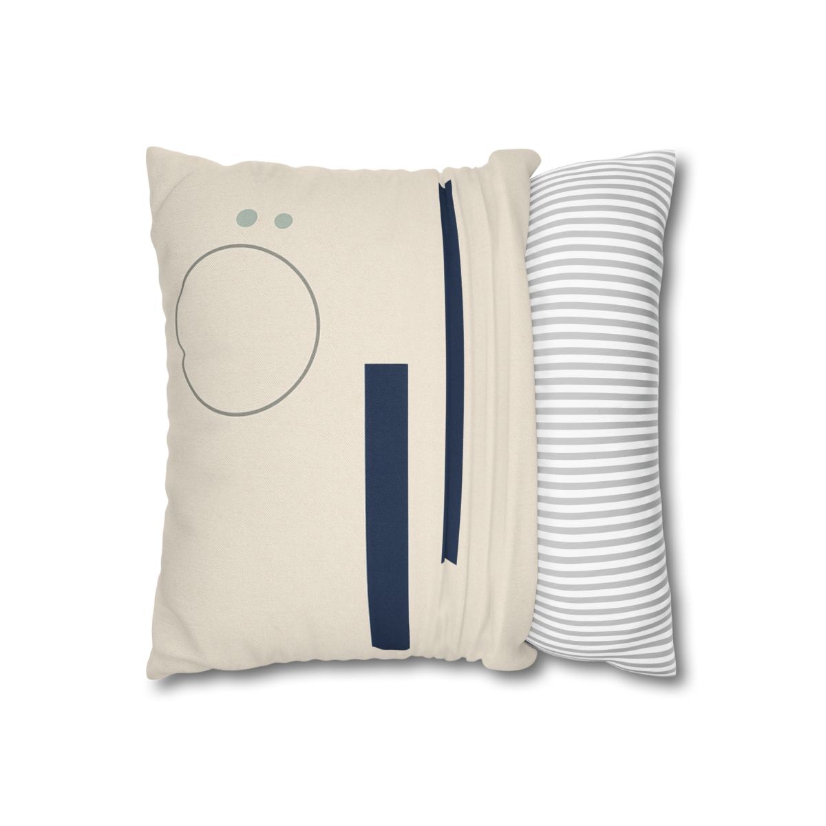 Twin Bars And Quiet Dot Cluster designer print pillow cases