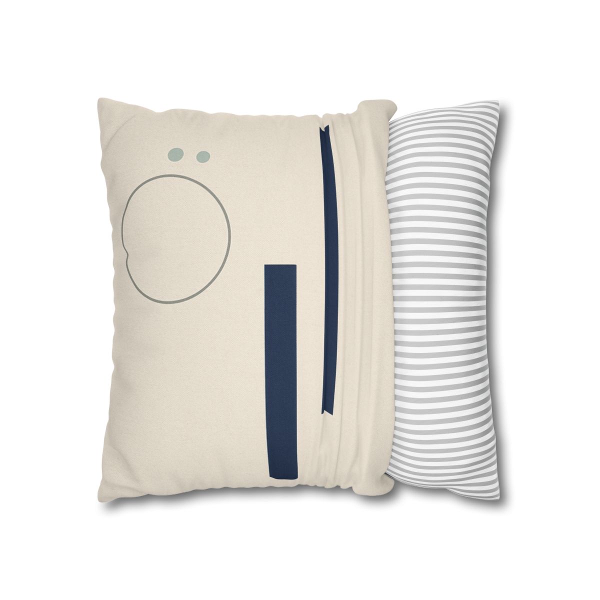 Twin Bars And Quiet Dot Cluster designer print pillow cases