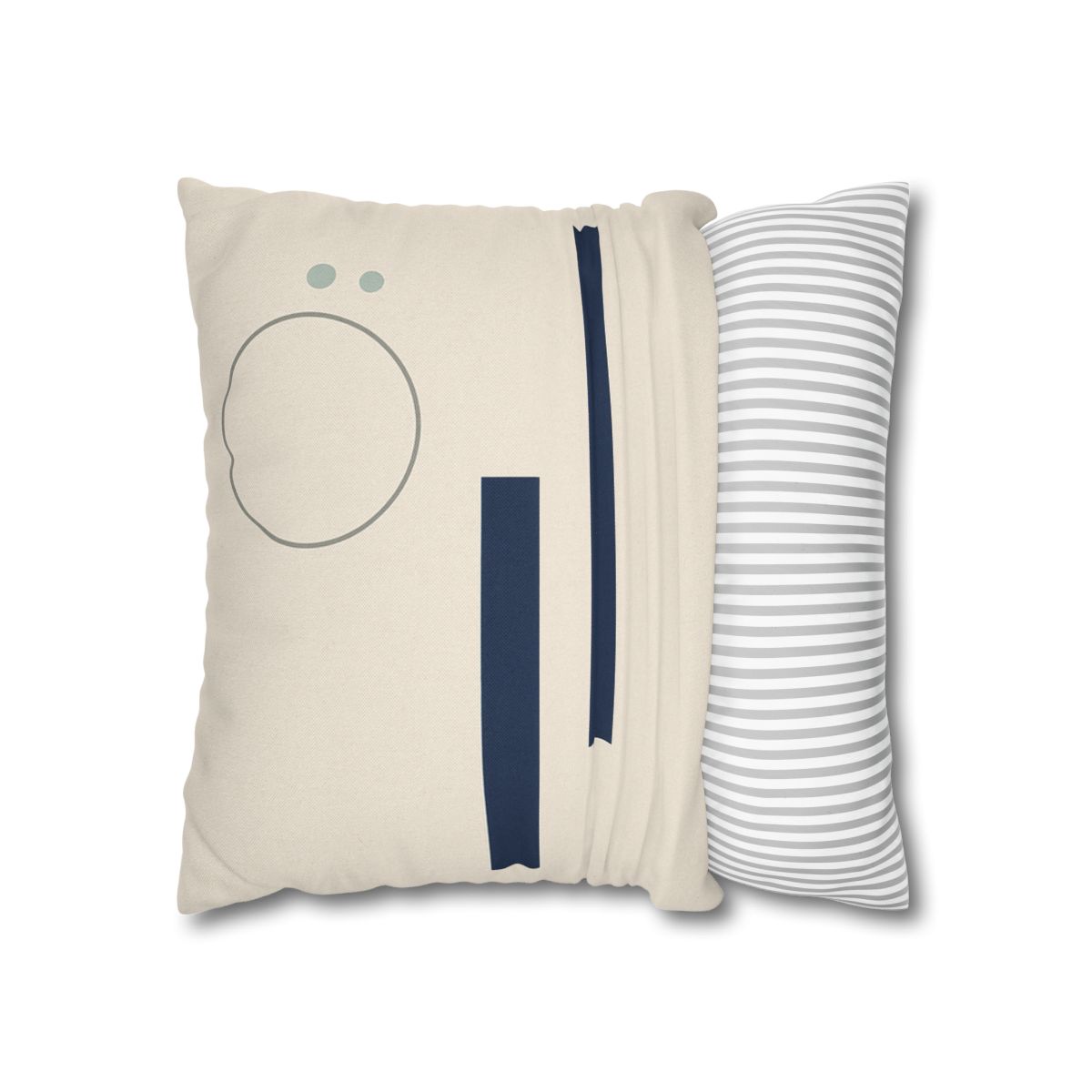 Twin Bars And Quiet Dot Cluster designer print pillow cases