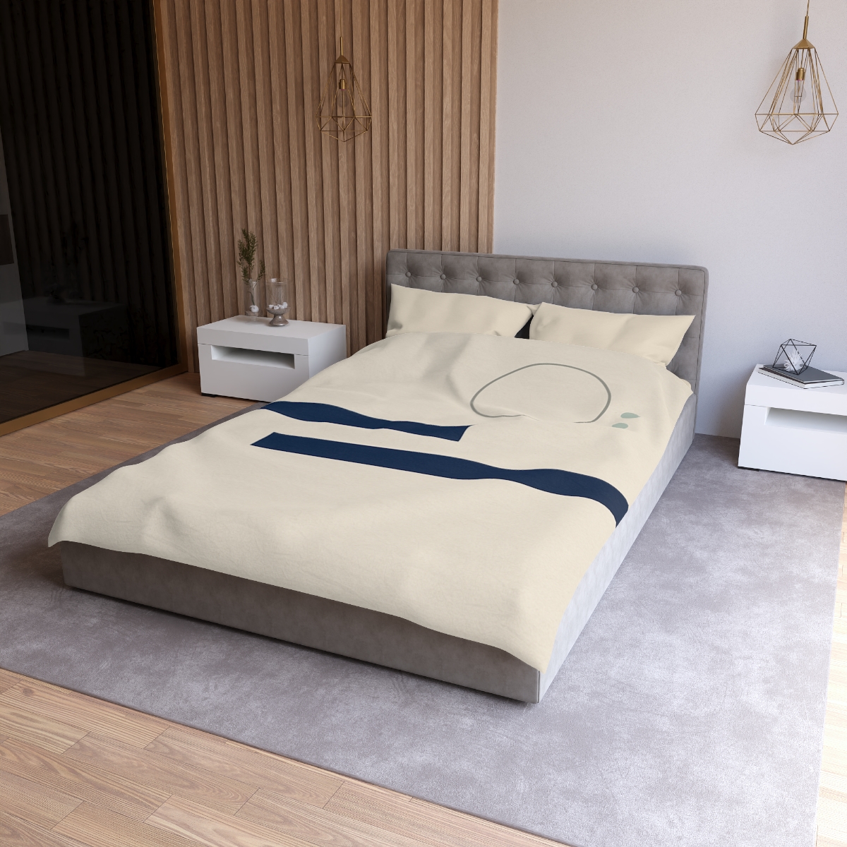 Twin Bars And Quiet Dot Cluster stylish duvet covers