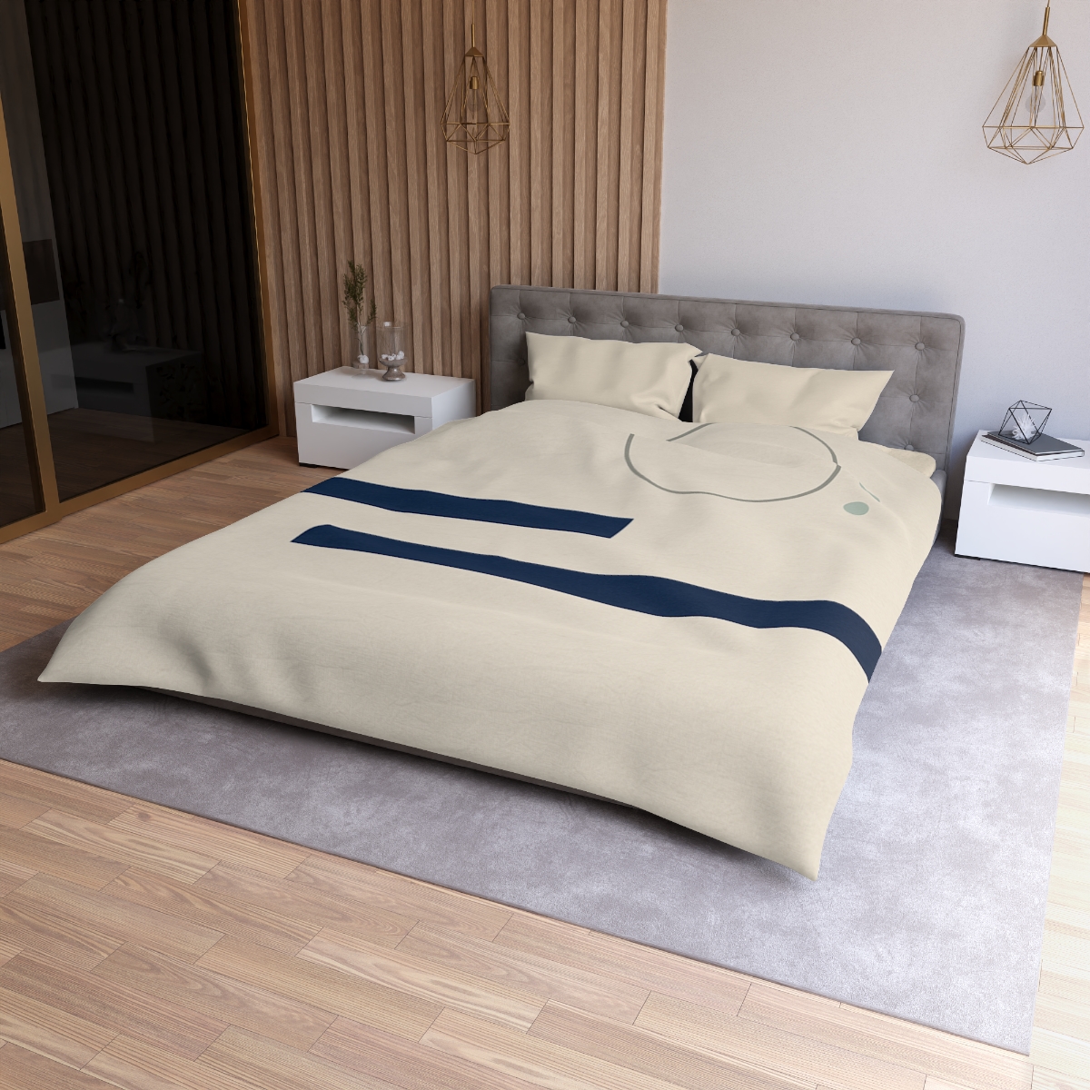 Twin Bars And Quiet Dot Cluster stylish duvet covers