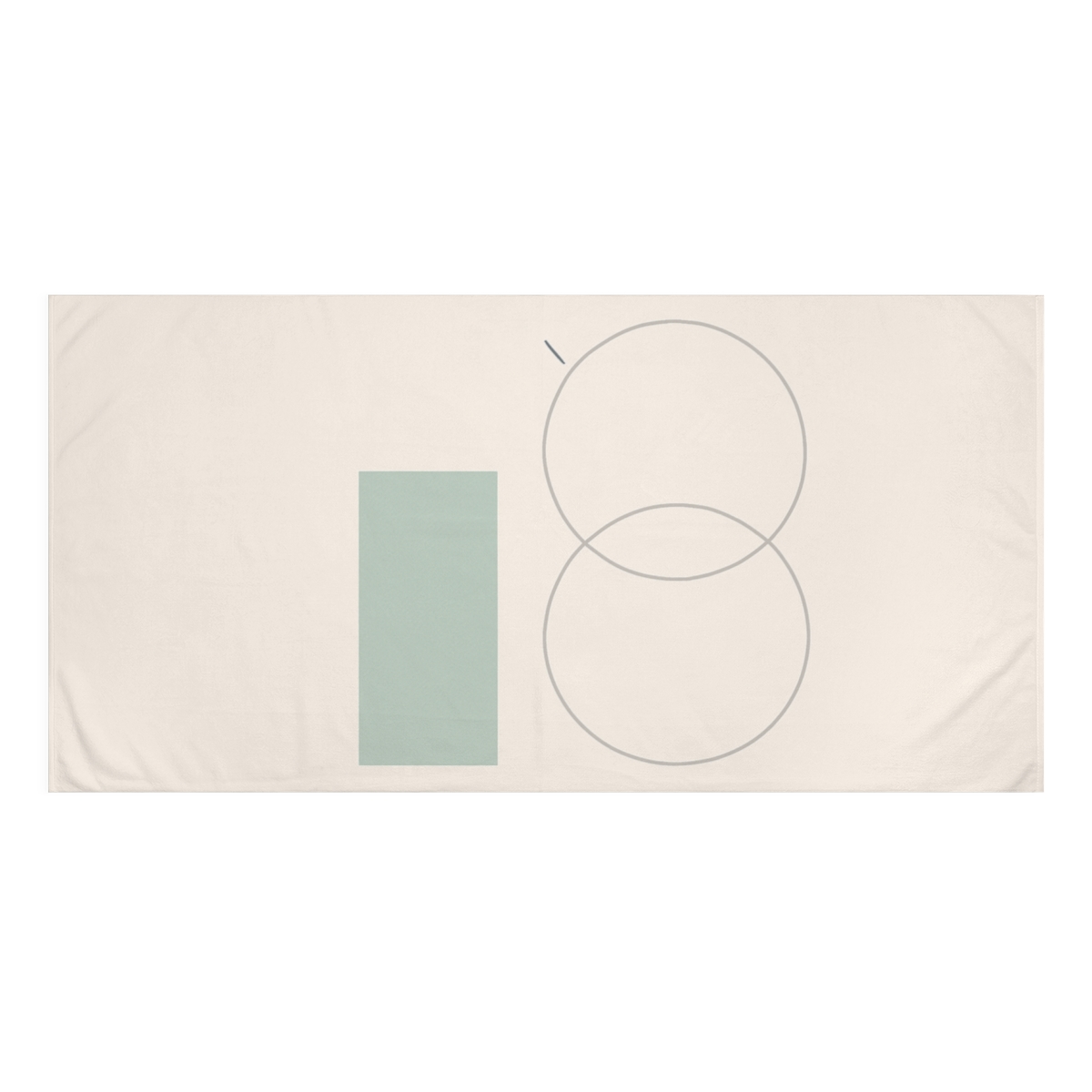 Twin Circles And Slipped Rectangle trendy hand towels