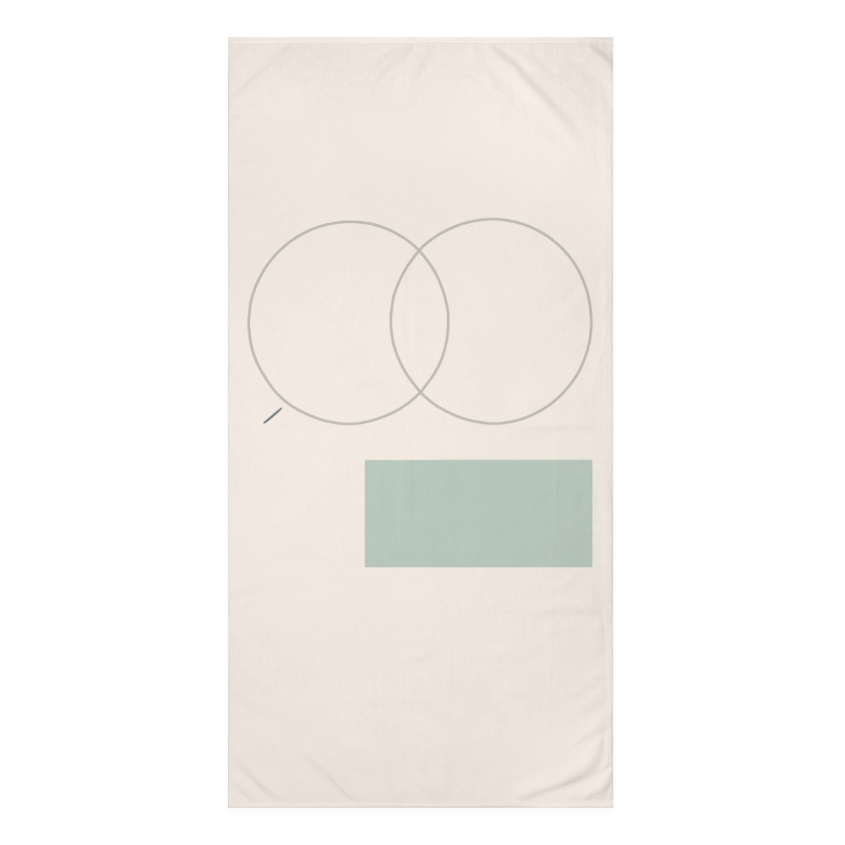 Twin Circles And Slipped Rectangle trendy hand towels