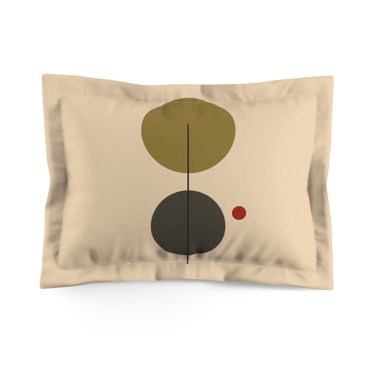 Twin Circles With Shared Axis gift pillows for home