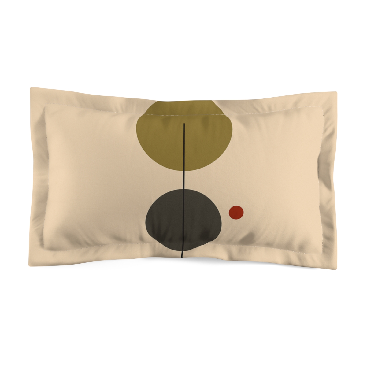 Twin Circles With Shared Axis gift pillows for home